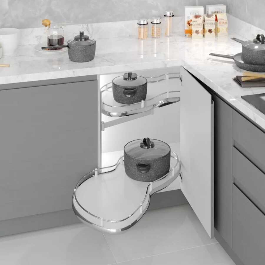 Starax S-3013-C Döner Tabak Kör Sol Köşe