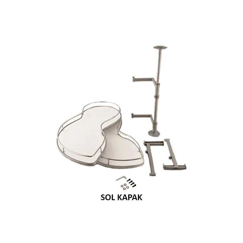 Starax S-3013-C Döner Tabak Kör Sol Köşe